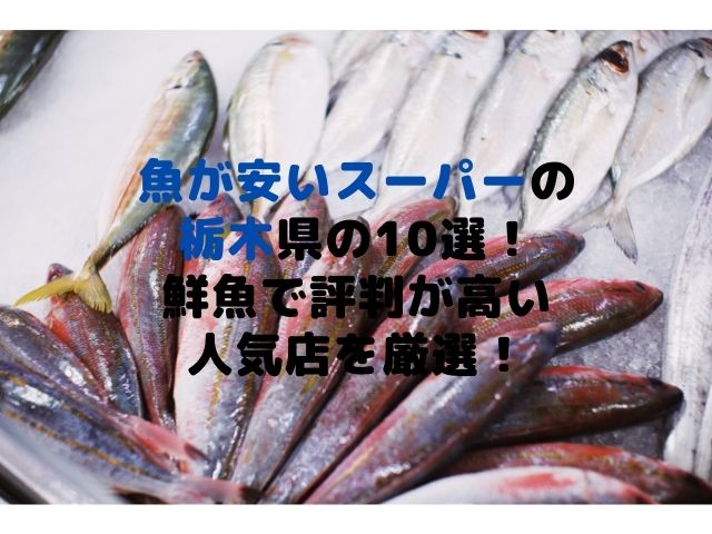 魚が安いスーパーの栃木県の10選！